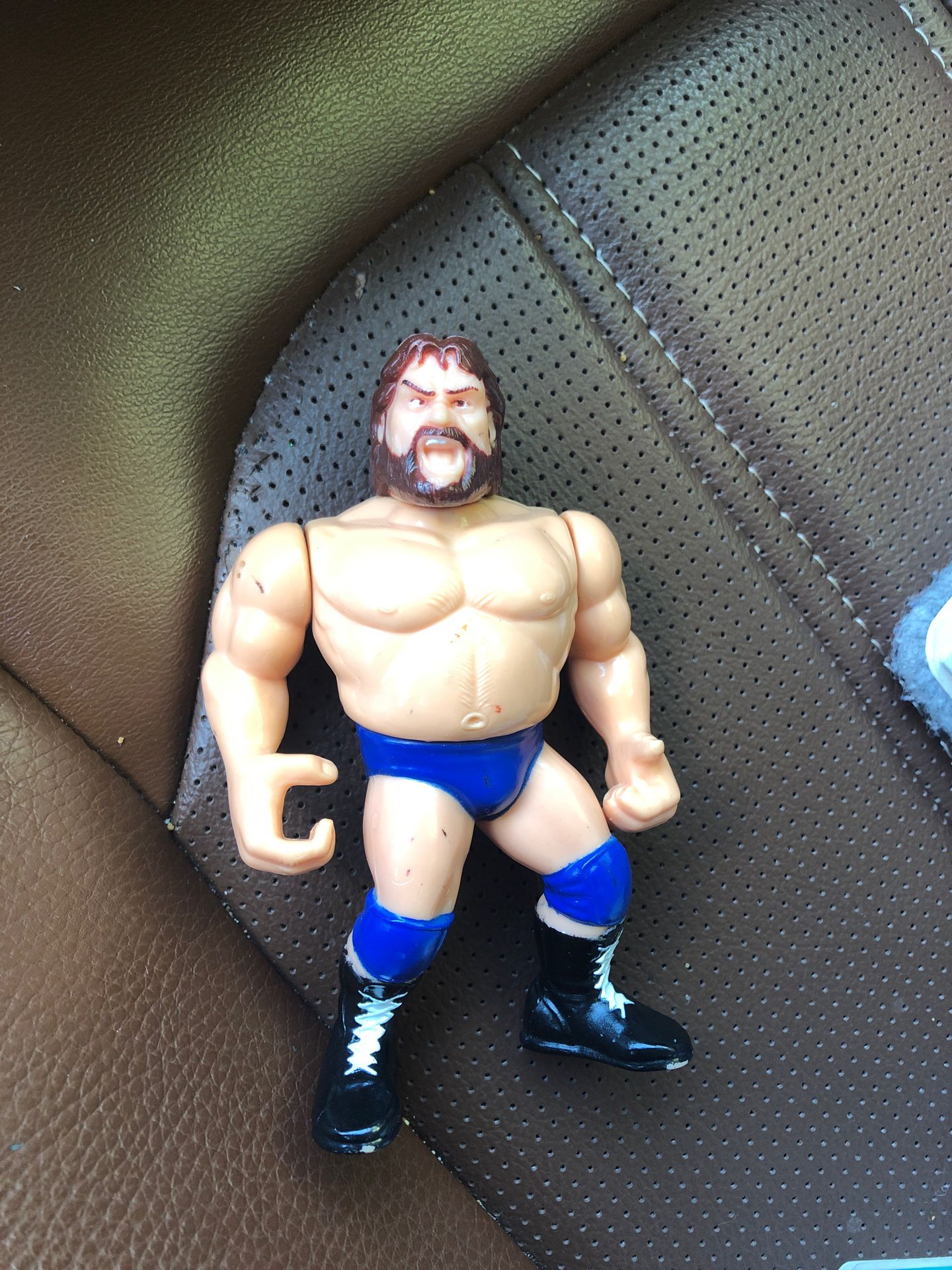 WWF Hasbro toy figure Hacksaw Jim Duggan loose