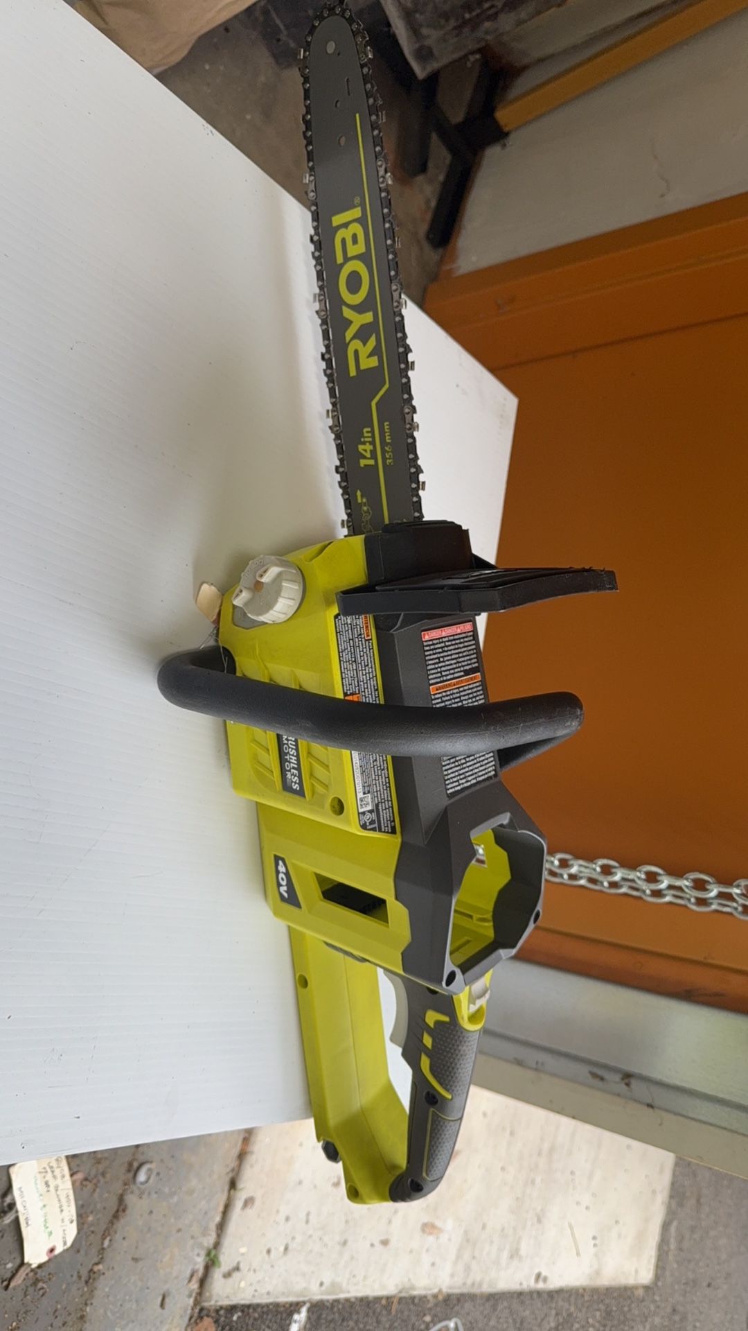 Ryobi 14in 40v Chainsaw Tool Only