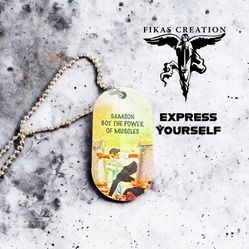 Customize Your Own Tag With  Back And Front Aluminum 