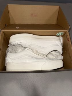 Vans old skool pearl marshmallow Sz 9