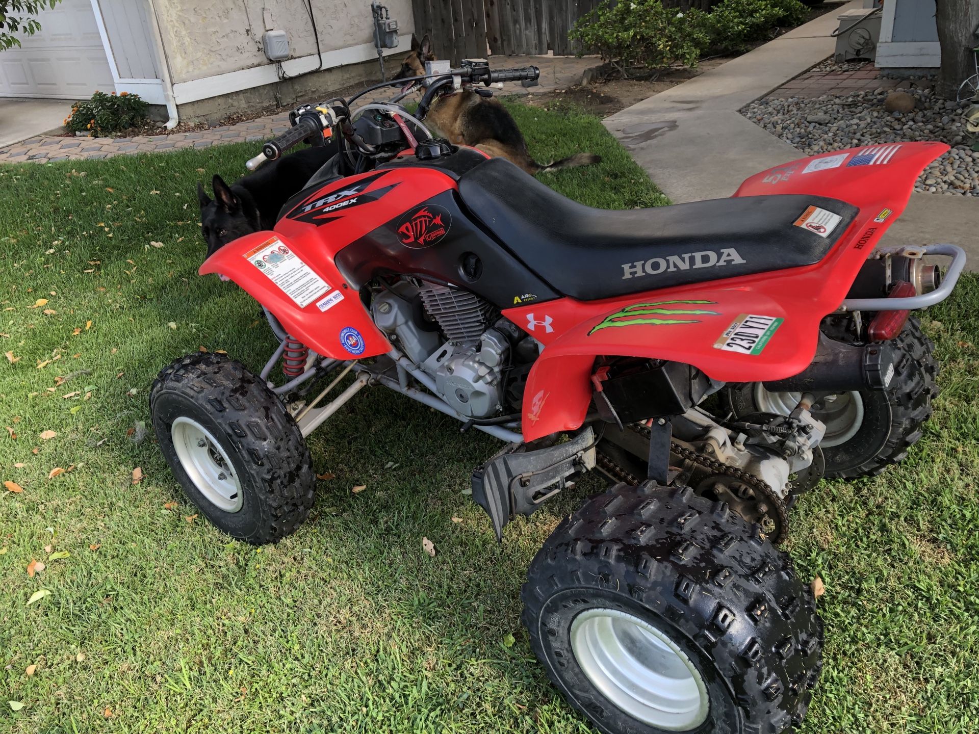 2 HONDA QUADS + Extras For sale. NO TRADES!!