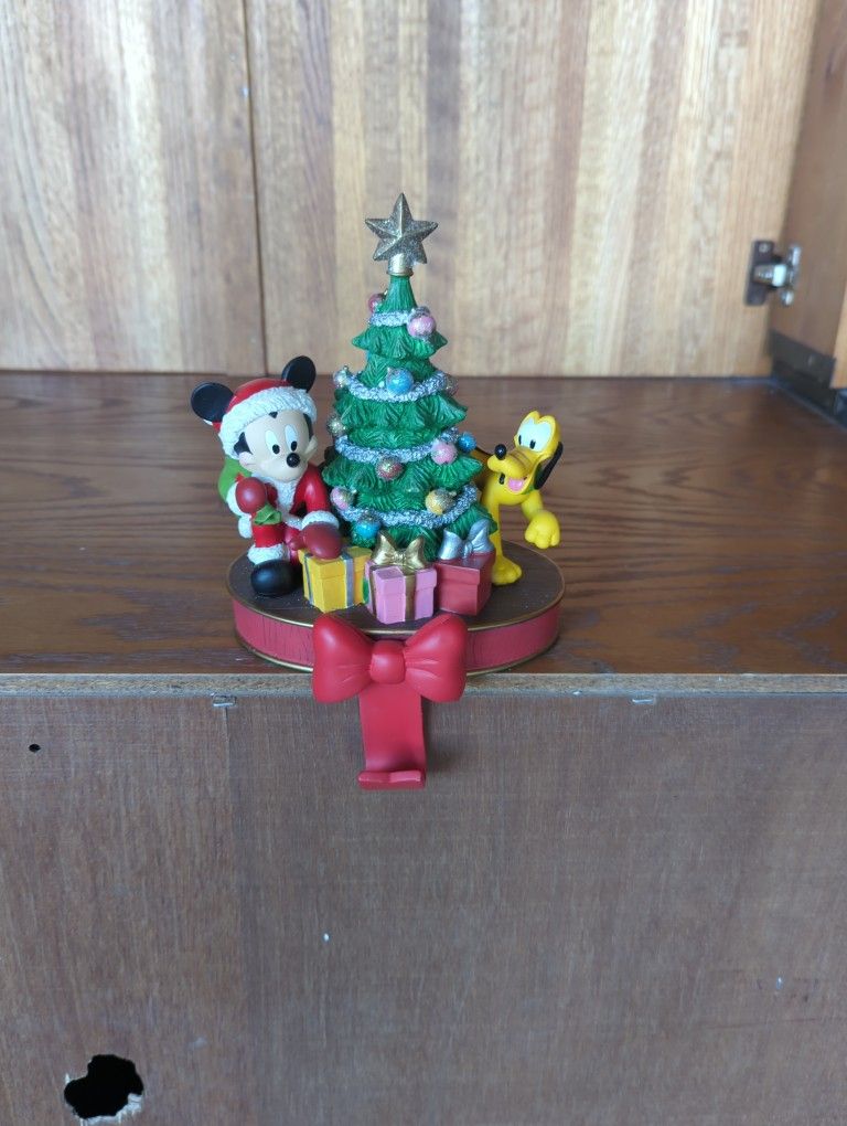 Mickey Mouse And Pluto Stocking Holder