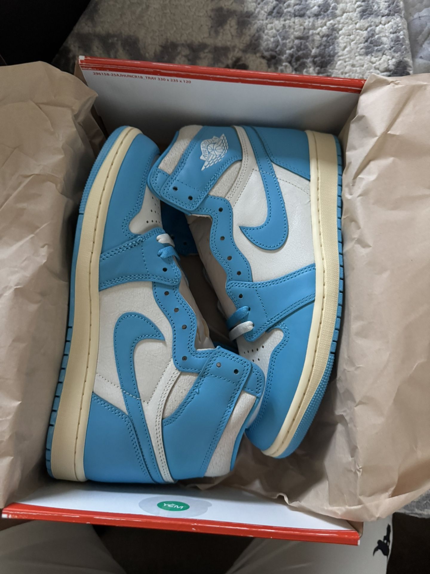 Jordan 1 UNC reimagined Size 10 