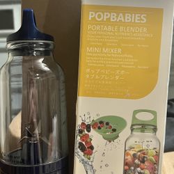 Personal Blender, PopBabies Portable Smoothie Maker. USB Rechargeable