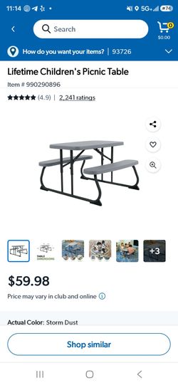 Lifetime Children's Picnic Table