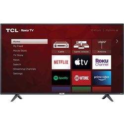 TCL 55" Class 4-Series 4K UHD HDR Smart Roku TV – 55S435