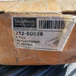 SnapNrack Tile Hook Replacement Flashing For S-Tiles, pack of 20 