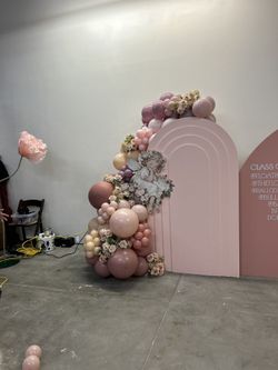 Balloon Garland, Arches, Backdrop And More