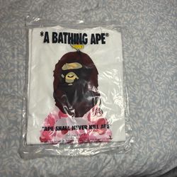 Bape White tee