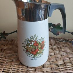 Vintage Corningware 10 Cup "Le CAFE " CARAFE