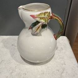 Vintage Davenport England Pitcher Numbered. 7 1/2” H