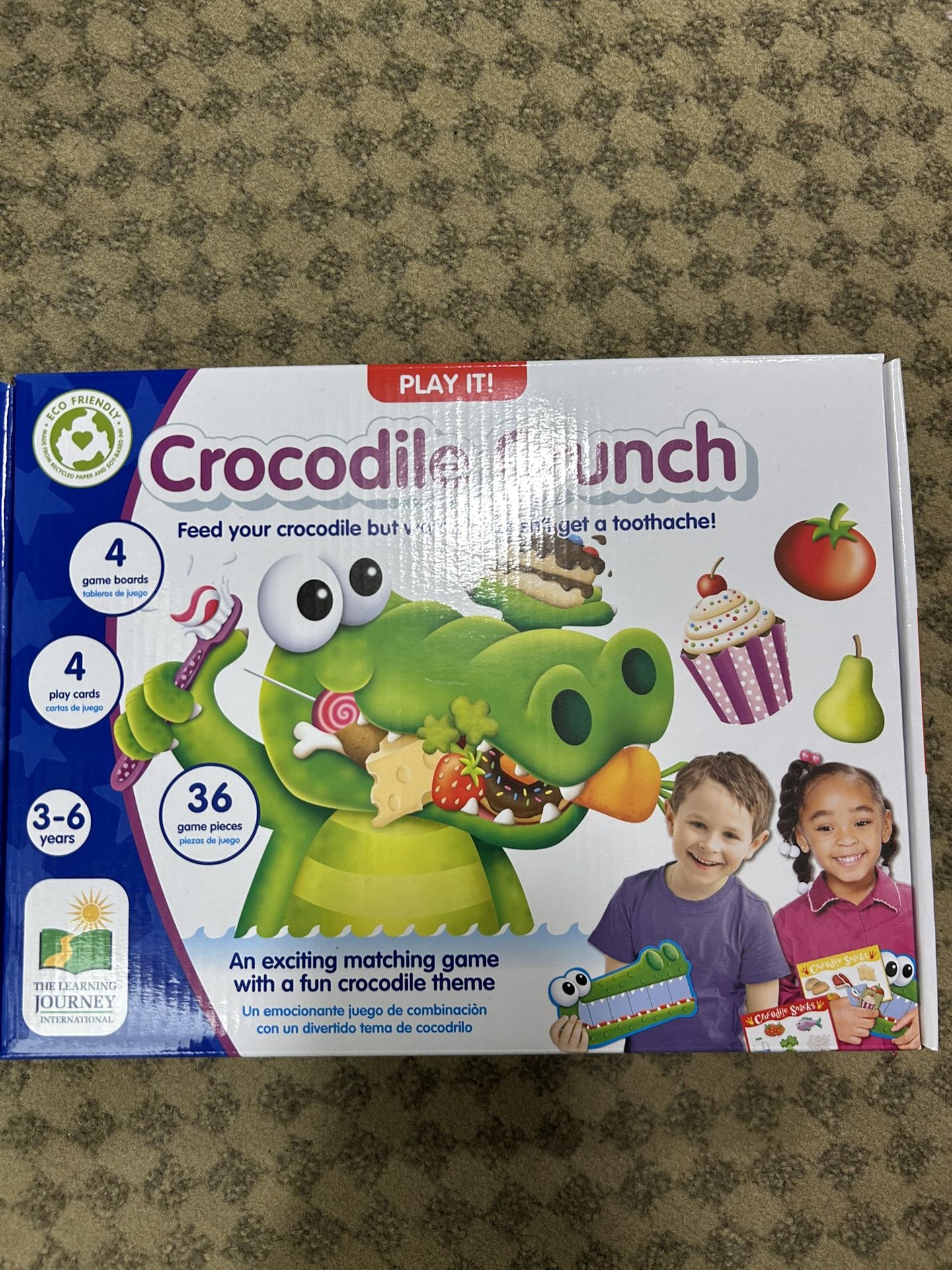 NWT Crocodile crunch educational game