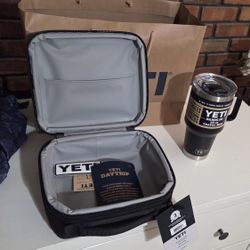 Yeti  Lunch Box 3L & 30oz Travel Mug with gift bag
