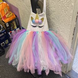 Unicorn Dress 4T-5T