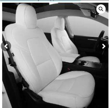 Tesla Model Y Car Seat Cover PU Leather Seat Protector Replacement For 2020 2021 2022 2023 