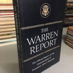 The Warren report hard cover book John F Kennedy