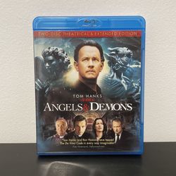 Angels & Demons Blu-Ray DVD 3 Disc Combo Extended Edition Tom Hanks 2009