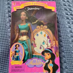1998 Disney Dress-Up Dream Aladdin Jasmine Doll