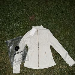 lululemon cream define jacket