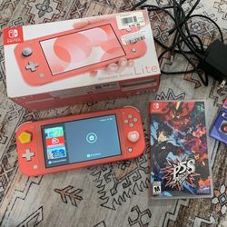 Nintendo Switch Lite Coral Console [Pre-Owned]