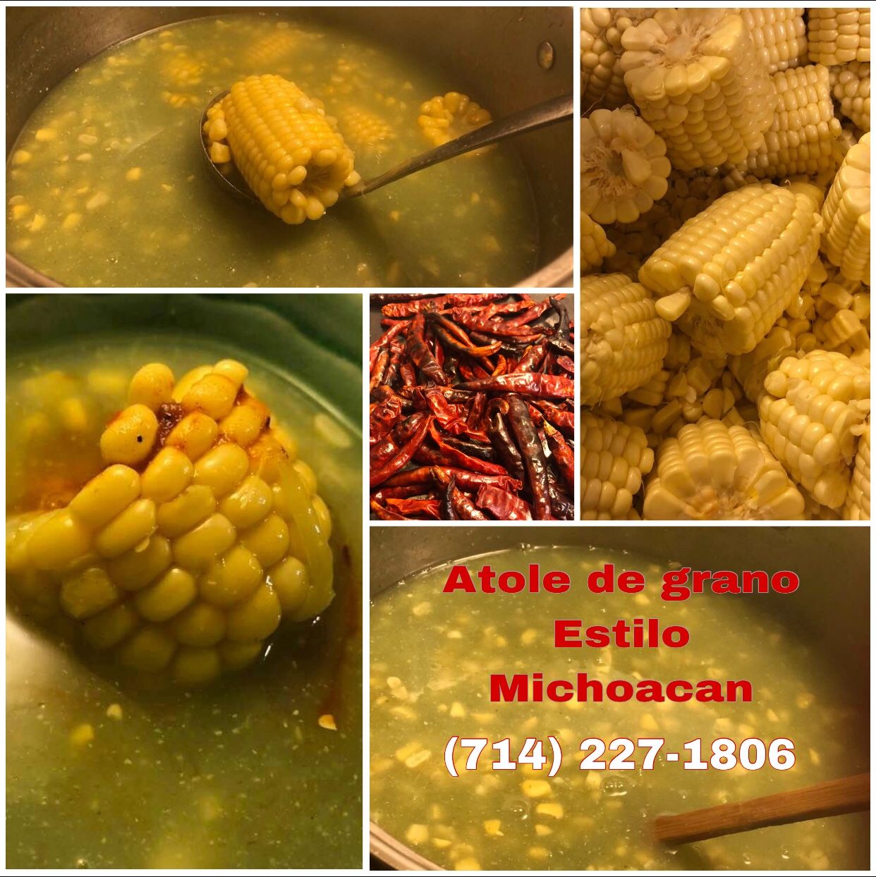 Atole de grano 💯 % Uruapan Michoacán