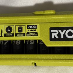 Ryobi 1/2 Drive Deep Impact Socket Set 
