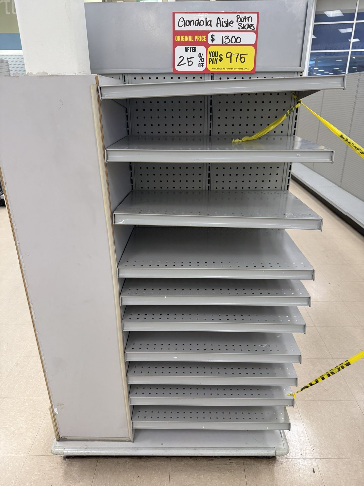 Metal Gondola Shelving