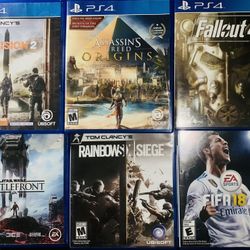 PS4 Games (2 For 22$ Or 6 For 75$)