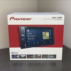 Pioneer AVH120BT 6.2 Inch Double Din DVD/MP3/CD Player Radio Bluetooth NEW BOX