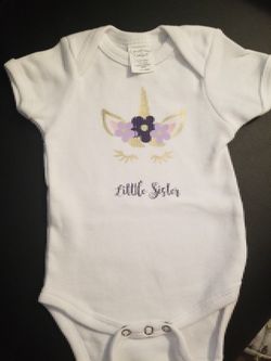 Brand new little sister onesie