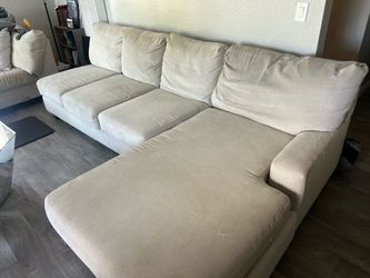 Moving Sale! Sectional Couch, Twin Bed, Desk & Chair – Priced to Sell