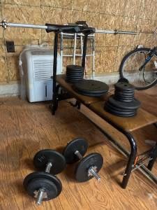 Weight set and Olympic Weight set