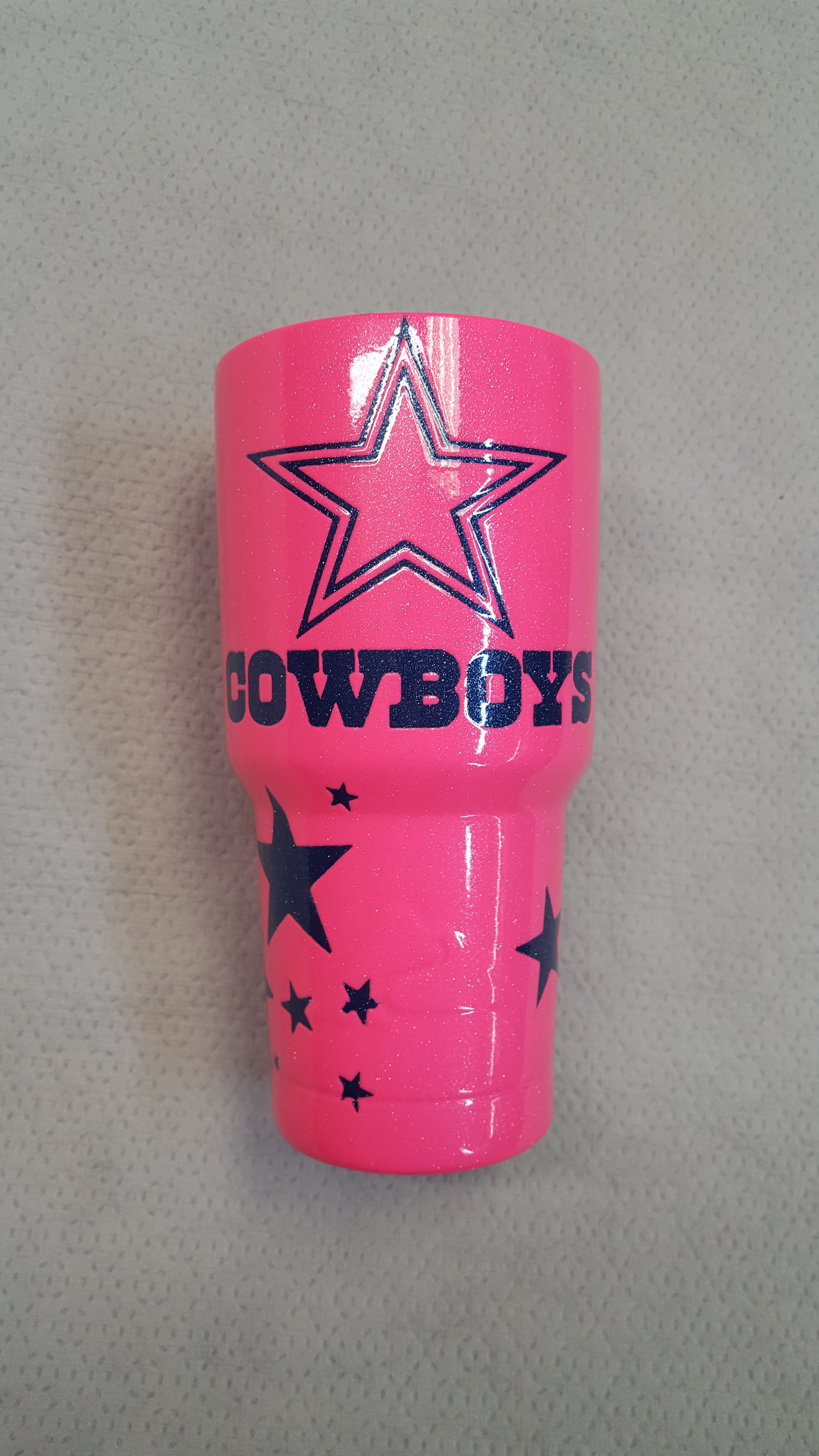 Dallas Cowboys Tumbler  Tumbler cups diy, Glitter tumbler cups, Dallas  cowboys