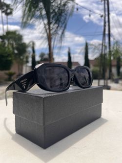 Black designer sunglasses