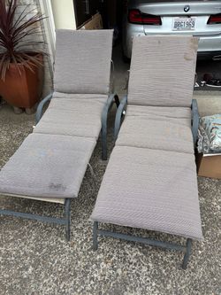 Outdoor Chaise Lounge Chairs Set of 2