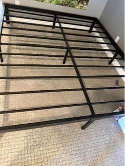 Cal king metal frame