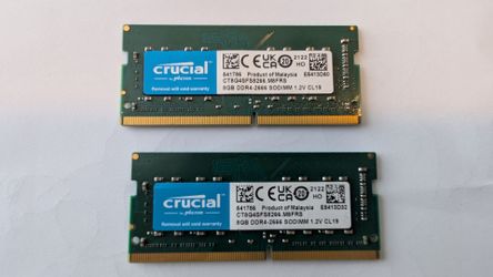 Crucial 16GB (2 x 8GB) DDR4-2666 SO-DIMM — Tested & Verified