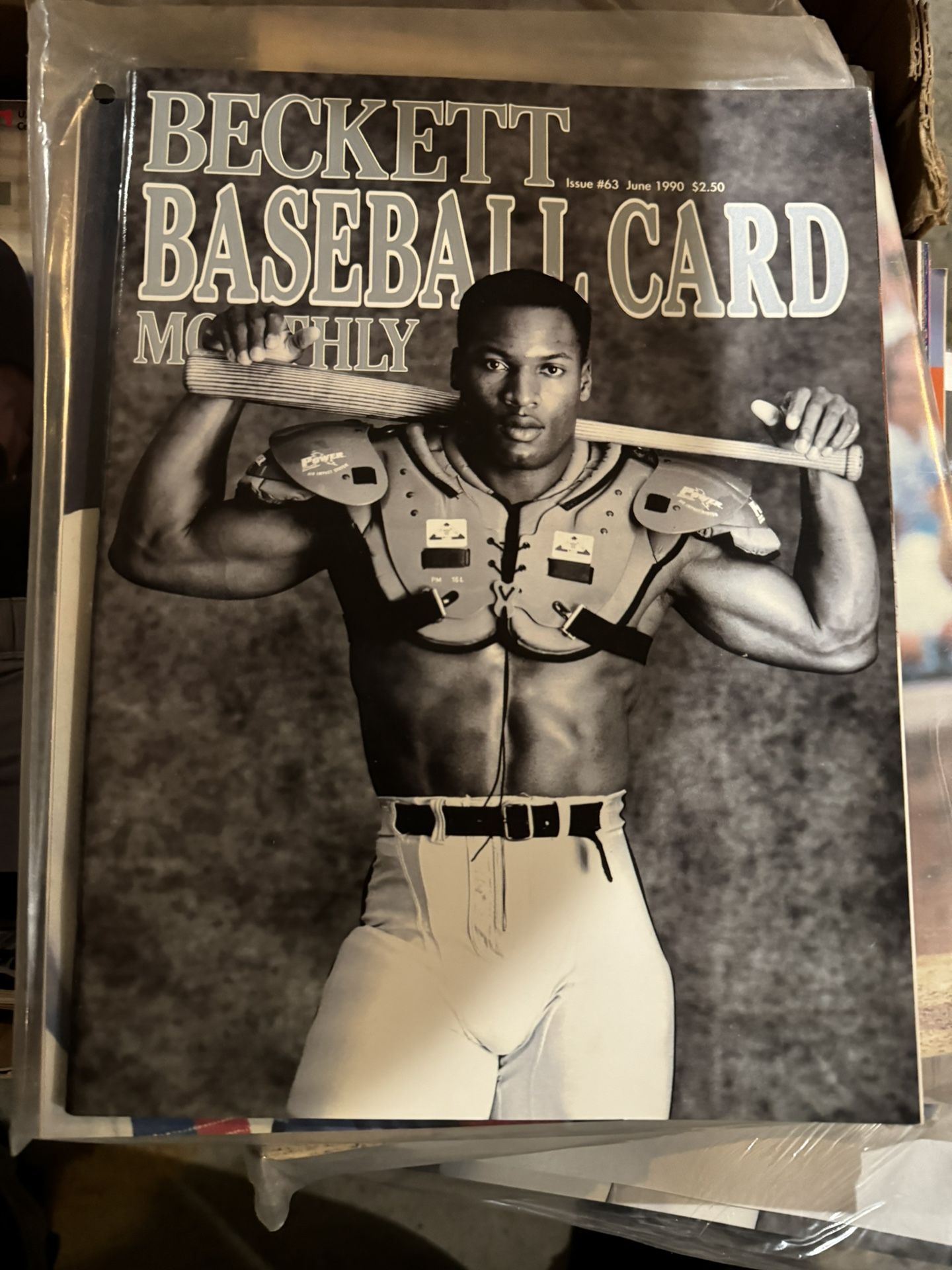 Beckett Baseball Card Monthly June '90 Bo Jackson Price Guide Magazine Issue #63