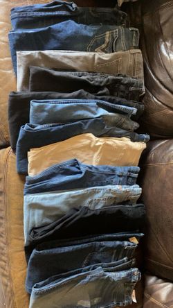 13Jens , 7Pants, 3Sweatshirt and 3Shorts Size 14 Like New
