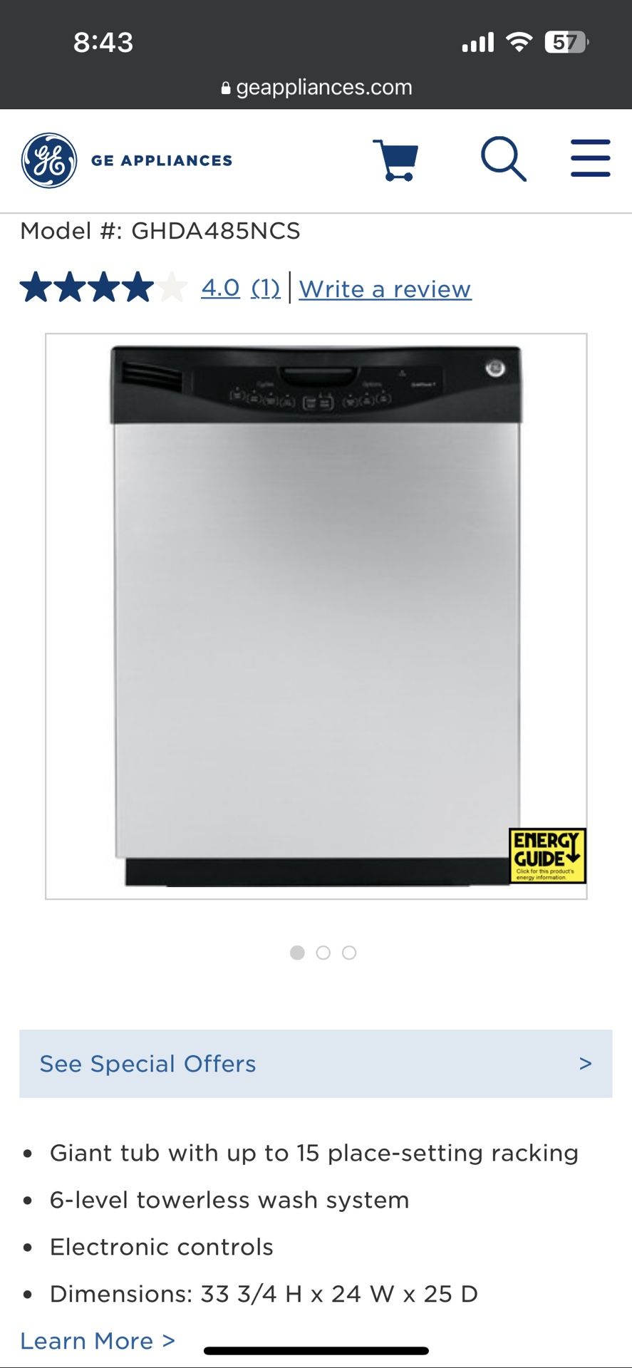 GE Dishwasher for Sale in San Antonio, TX OfferUp
