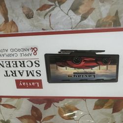 Portable Wireless CarPlay Touchscreen for Car: 4K Apple Carplay & Android Auto Car Play Screen with 4K Dash Cam/1080p Rear Camera/GPS Navigation/Bluet