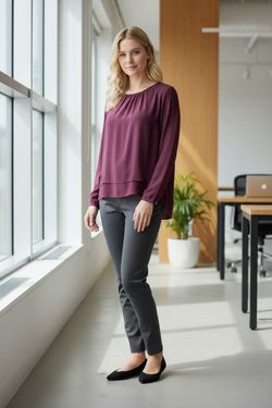 White House Black Market Blouse Size 2