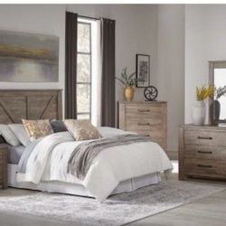 Bedroom Furniture Set ( Nightstand, Dresser, Chest, Mirror)