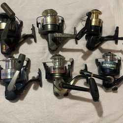 7 Fishing Reels Inshore / Offshore Different Brands! Used and Still in Good Condition!