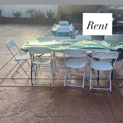 Tables Chairs Party