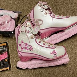 CCM Little Girls Ice Skates Great Shape Size 4