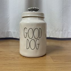 “Good Dog” Ceramic Cookie Jar With Seal Tight Lid