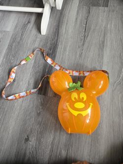 Disney Parks Mickey Mouse Pumpkin Popcorn Bucket