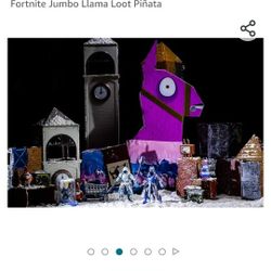 Fortnite Lama Jazwares: JUMBO LOOT PINATA [Clock Tower Set] NEW UNOPENED COMPLETE SET. 