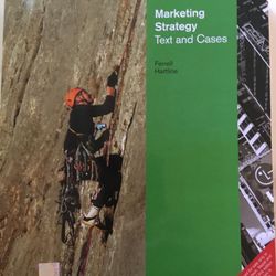 Marketing Strategy Text and Cases by O. C. Ferrell, Michael Hartline 6th edition